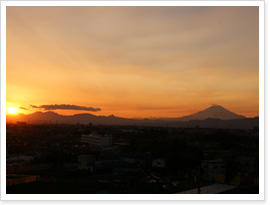 個室からの風景