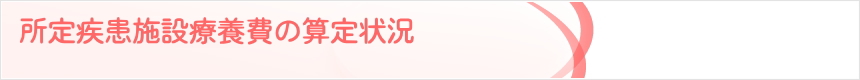 所定疾患施設療養費の算定状況